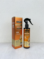 Lotion capillaire 250 ml, traitement réparateur à la kératine, spray avec collagène pour cheveux faibles et abîmés, soutien de la force des cheveux, texture lisse