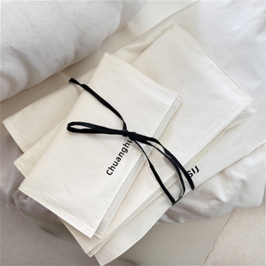 Organic Cotton <b>Envelope</b> Pouch with Custom Logo Cotton <b>Envelopes</b> for Clothes Wallet Handbag <b>Gift</b> Packing Reusable Cotton Dust Bag - Product Image 1