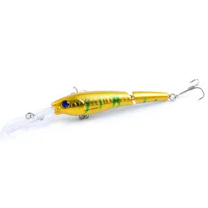 Long Casting Sinking Lure Bionic Multi-sezione Minnow False Lures 13.3cm/13.4g esche da pesca dure in plastica