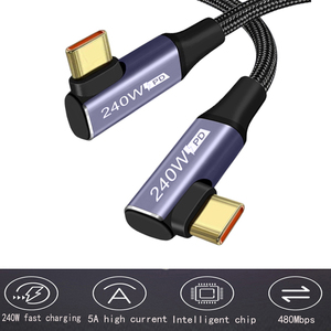 Cable de cargador USB tipo C de 240W, Cable de carga súper rápida para iPhone 16/15 Macbook Pro para Xiaomi para Samsung S23 3M PD 3,1 - Product Image 3