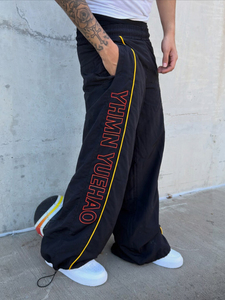 Pantaloni Sportivi Oversize Personalizzati, Jogger a <span class=keywords><strong>Gamba</strong></span> Dritta, Pantaloni da Trekking Antivento in Nylon per Uomo - Product Image 2