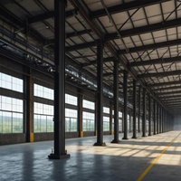 Proyecto de Almacén con Estructura de Acero para Procesamiento y Almacenamiento, Diseño Moderno, Resistencia al Viento de 121+ mph, Certificado ISO9001