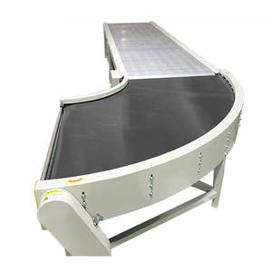 OEM endüstriyel Pvc eğrisi bant konveyör paslanmaz çelik 90 derece otomatik torna konveyör bant - Product Image 4