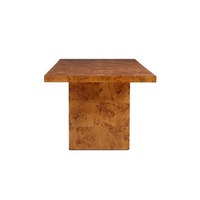 Table à manger en écorce d'arbre design, longue et large, pour la maison, le bureau, les fêtes, la cuisine - Plan de travail