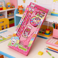 Ensemble de papeterie de dessin animé pour enfants école primaire maternelle prix fournitures scolaires cadeau parfait pour les étudiants