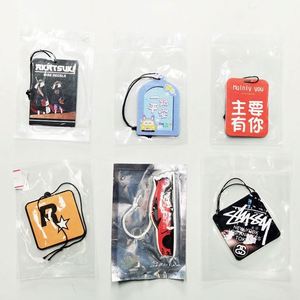 Ambientador de papel negro con forma de árboles troquelados, ambientador colgante para coche, pequeño ambientador perfumado para coche - Product Image 6