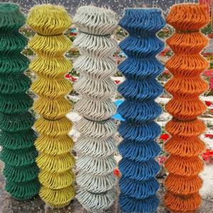 Rouleau de Clôture en Diamant Galvanisé 100ft 8ft 8 Foot 6 Foot Cyclone Wire <span class=keywords><strong>Mesh</strong></span> Pvc Black Vinyl Coated Chain Link Fence Roll - Product Image 6