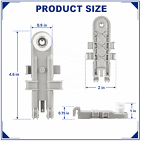 8268785 Low quantité minimale de commande Original Lave-vaisselle Composant de rechange Lave-vaisselle Roues Roller Wheel Rack WP8268785 8268785