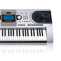 HUASHENG LCD Display 61 Keys Professional Electric Organ Simulation Keyboard 32 Maximum Polyphony Touch Electric Style Piano 200