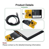 Panel Táctil Capacitivo Industrial de 17.3 Pulgadas, Pantalla Táctil de Vidrio Templado PCAP, USB, 10 Puntos