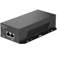 Inyector PoE++ 802.3bt 90W Gigabit Midspan, Adaptador POE de 100m con Enchufe US EU UK para Cámara IP, Punto de Acceso WiFi, WiFi6, Teléfono IP