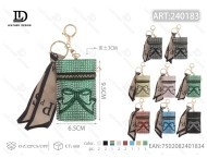Fiocco Piatto Rotondo con Strass, Accessorio Moda Donna per Uso Quotidiano, 100% Poliestere - Product Image 1