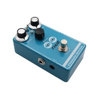 MOSKYAUDIO THUG Pedal Efek Gitar Distorsi High Gain 3 Mode Tone Switch Suara Amplifier Tabung Gain yang Dapat Disesuaikan
