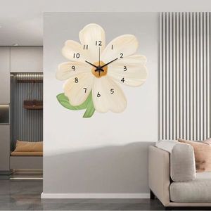 Moderno <span class=keywords><strong>orologio</strong></span> in porcellana di cristallo semplice <span class=keywords><strong>forma</strong></span> creativa a <span class=keywords><strong>forma</strong></span> di petalo con ago muto Display decorazione Premium per il ristorante - Product Image 3