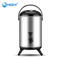 Distributeur de boissons isotherme en acier inoxydable HENGZHI, non électrique, maintien au chaud pendant 8 heures, pour les salons de thé