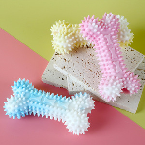 Juguete para perros, hueso para masticar, material TPR, limpieza de dientes para perros pequeños y cachorros - Product Image 1