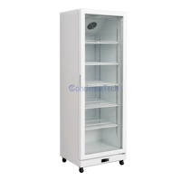 Réfrigérateur à vin et boissons, mini-réfrigérateur à cola, porte vitrée, usage commercial