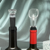 Verseur d'aérateur de vin classique et bouchon sous vide de vin, ensemble de bouchon de vin et économiseur de vin, ensemble de décanteur de vin moderne avec boîte de cadeaux
