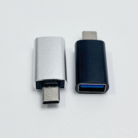 Adaptateur OTG USB-C 3.0 portable en alliage d'aluminium, synchronisation de données haute vitesse, sortie CC, protection OTP, chargeur pour ordinateur portable et téléphone portable