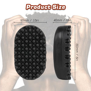 <span class=keywords><strong>Brosse</strong></span> à <span class=keywords><strong>cheveux</strong></span> <span class=keywords><strong>bouclés</strong></span> noirs <span class=keywords><strong>brosse</strong></span> torsadée en caoutchouc Durable lavable <span class=keywords><strong>brosse</strong></span> à friser magique outil de torsion de <span class=keywords><strong>cheveux</strong></span> de tresse - Product Image 2