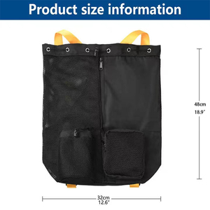 Bolsa de Deporte Impermeable con Estampado Personalizado, Bolsa de Malla para Gimnasio, Playa, Piscina, para Hombre y Mujer, con Logotipo, Mochila con Cordón - Product Image 2