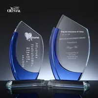 Trophée en cristal personnalisé créatif, promotion étape par étape, plaque d'honneur autorisée, cadeau de célébration, récompense pour employés en Chine