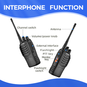 Original Ham Radio Uhf Handheld Waki <strong>Taki</strong> Long Range Baofeng Radio Baofeng 888S Including Earphone - Product Image 4