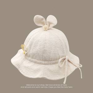 หมวกเด็กแบบบางสำหรับฤดูร้อนหมวกกันแดดสวยๆสำหรับเด็กผู้หญิงผ้าฝ้ายฤดูใบไม้ผลิและฤดูใบไม้ร่วง - Product Image 2