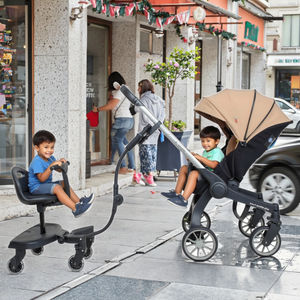 Poussette 3 en 1 à 4 roues avec siège détachable, <span class=keywords><strong>planche</strong></span> à roulettes pour bébé, compatible avec la plupart des marques, cadre en métal - Product Image 1