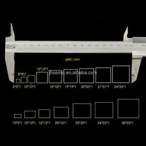 Alta transmitancia de luz Alta precisión con una precisión de ± 0,02mm Corte láser de hojas de vidrio de cuarzo - Product Image 2