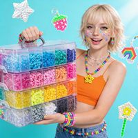 Nouvelle vente chaude transfrontalière : Kit de matériaux et accessoires DIY pour perles en forme de seau à quatre couches, pour la création de colliers et de bracelets