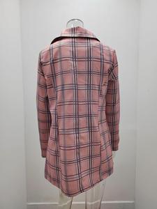 <strong>Ladies</strong> Fashion Plaid Print <strong>Jacket</strong> for Women - Product Image 3