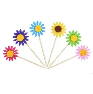 Sunflower Cake Topper Birthday Decoration Toppers