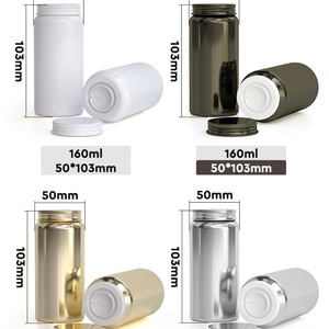 Customized Engraved Aluminum Bottles 160ML ECO Friendly <b>for</b> Pill Vitamin Medicine - Product Image 2