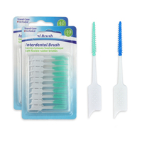 Boîte de voyage pour brosses interdentaires à tête souple, cure-dents pour usage quotidien, orthodontie
