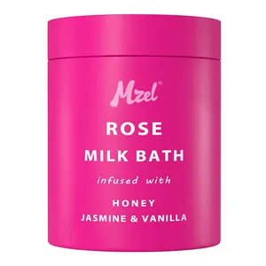 Private Label Rose Coconut Milk Bath Soak Moisturize & Soften Skin Honey Jasmine Body Scrub for Women Perfect Stocking Stuffers