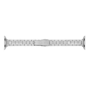 Correa de Reloj de Lujo de 20 cm de Acero Inoxidable Transpirable con Cierre de Mariposa - Product Image 2