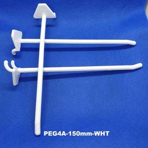 Chất lượng cao phổ biến 2 "3" 4 "5" 6 "7" 8 "10" 12 "màu trắng đen duy nhất prong PEG Hội Đồng Quản trị hiển thị nhỏ ABS nhựa <span class=keywords><strong>Pegboard</strong></span> móc - Product Image 4