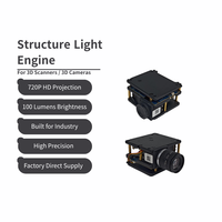 Moteur de projection de lumière structurée 720P, 100 lumens ANSI pour une mesure 3D de précision