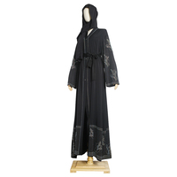 H & D Nouveau Design Eid Mubarak Dubai Abaya pour Femmes Caftan Africain Cristal De Luxe Kimono Grande Taille Djellaba Robes
