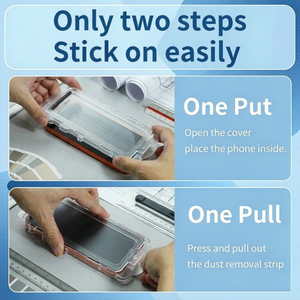 OEM ODM Custom Auto Alignment <b>Screen</b> <b>Protector</b> for iPhone 14-18 2.5D HD Clear <b>Privacy</b> Tempered Glass Dust Free Easy Installation - Product Image 5