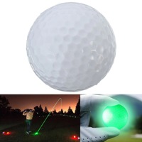 Prix d'usine Golf Glow in the Dark LOGO personnalisé Surlyn LED Night Flash Golf Ball Light Control