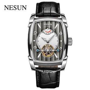 NESUN 9039 ragazzi cinesi fantasioso <span class=keywords><strong>orologio</strong></span> meccanico Business vera pelle cinturino acqua resistere Tourbillon ingranaggio <span class=keywords><strong>orologio</strong></span> automatico a mano - Product Image 3