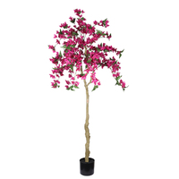 Bougainvillier Artificiel en Pot – Plantes Décoratives Vertes pour Intérieur – Décoration Maison