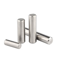 Broches à rouleaux à aiguilles à extrémité plate, broches coniques, broches cylindriques pleines en acier inoxydable et aluminium
