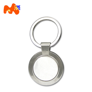 Tùy Chỉnh Kinh Doanh Quà Tặng Khuyến Mãi DIY Tùy Chỉnh Khắc Logo Vòng Hợp Kim Nghệ Thuật Và Thủ Công Mỹ Nghệ Thăng Hoa Khoảng Trống Kim Loại Móc Khóa - Product Image 6