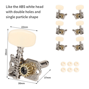 Clavijas de Afinación Vintage para Guitarra Acústica, de Dos Orificios, Componentes para Afinadores de Guitarra - Product Image 3