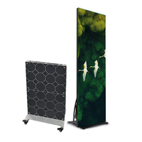 Écran LED pliable P2.5 personnalisable pour intérieur, nouvelle génération, affichage dynamique pour publicité commerciale, animation pour centre commercial, haute performance
