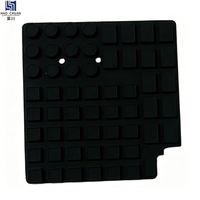 Clavier en silicone gravé au laser personnalisé avec symboles, texte et rétroéclairage, compatible pour clavier, outillage rapide de moulage, directement de l'usine