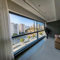 Ventanas Corredizas de Aluminio de Alta Resistencia, Insonorizadas, Modernas, con Vista Panorámica, Garantía de 5 Años para Sala de Estar de Apartamentos en Edificios Altos